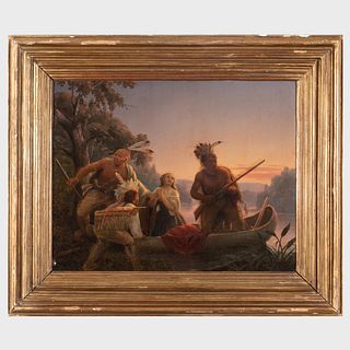 Charles Wimar (1828-1862): The Abduction of Daniel Boone's Daughter
