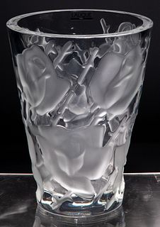 Lalique Crystal 'Ispahan' Vase