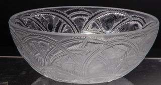 Lalique Crystal 'Pinson' Bowl