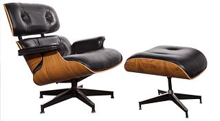 Eames for Herman Miller Chair with Ottoman