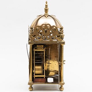 German Winterhalder & Hofmeier Brass Lantern Clock