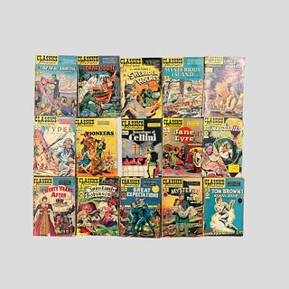 Large Lot of 145 Classics Illustrated Comics 1940s - 1950s