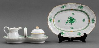 Herend Porcelain Chinese Bouquet Group, 2