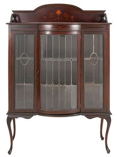 Sheraton Revival Glazed Display Cabinet