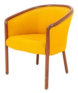 Vintage Helikon Yellow Upholstered Armchair