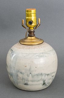 Mid-Century Ceramic Studio Pottery Table Lamp