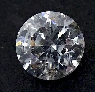 IGL Certified 1.42 Carat Round Brilliant Cut Diamond. D color, SI2 clarity.