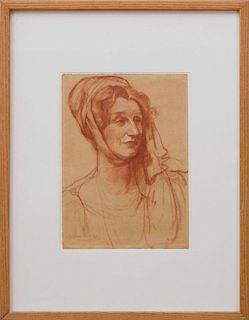 VIOLET OAKLEY (1874-1960): PORTRAIT OF SARAH LOGAN