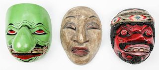 3 Javanese Masks