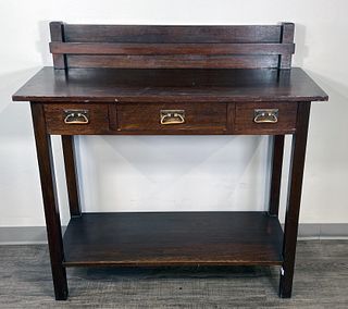 ARTS AND CRAFTS, MISSION, STICKLEY STYLE BUFFET SIDEBOARD