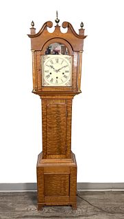 GRANDMOTHER CLOCK WITH PROHIBITION THEME