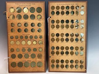 2 CARDS OF OLD RARE COINS