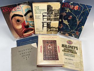 7 BOOKS ON ANTIQUES FIRST EDITION