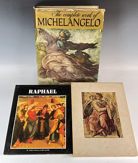 BOOKS ON MICHELANGELO & RAFAEL