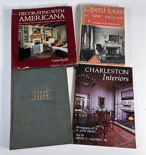 4 BOOKS ON AMERICAN INTERIOR DECORATION 