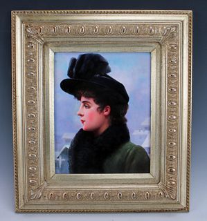 PAINTING OF VICTORIAN LADY