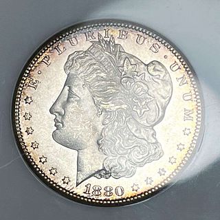 Premium Quality 1880-S Morgan Silver Dollar NGC MS65 Old Fatty