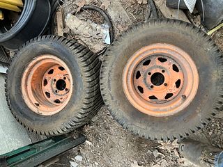 2 WEIGHTED CARLYLE TIRES 14 X 12 X 12