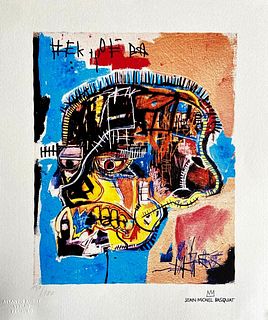 Jean-Michel Basquiat 'Skull' 1978, Limited edition lithograph