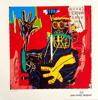 Jean-Michel Basquiat 'Un-Titled' - 1978, Limited edition lithograph