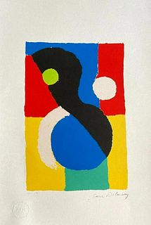 Sonia Delaunay - 'Wallet' Limited edition Lithograph 1994