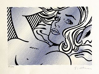 Roy Lichtenstein 'Seductive girl - 1986' Limited edition lithograph