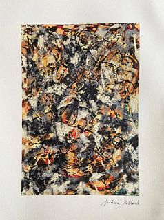 Paul Jackson Pollock , 'Untitled- 1982' Limited edition lithograph