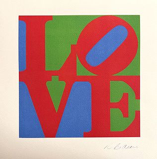 Robert Indiana, 'Love', Limited edition lithograph