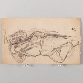 Jacques Villon (1875-1963): Man Reclining; and Standing Male Figure