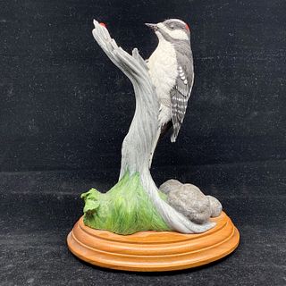 Paul Burdette's "Downy Woodpecker" Limited Edition AP Sculpture