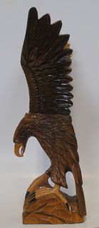 Brown Eagle Sculpture