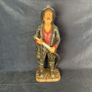 Firefighter Vintage Statue