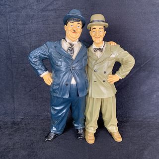 Laurel and Hardy Vintage Statue