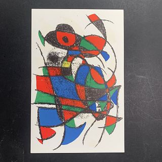 Joan Miro, "Original Lithograph III" Reproduction Print