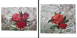 Original Rose Flower Paintings