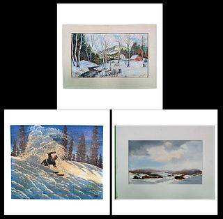 Original Winter Landscape Paintings