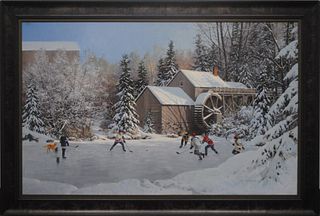 Doug Laird's "Old Mill Hockey" Original