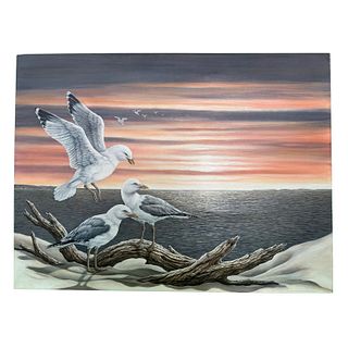 Christine Marshall's "Summer Evening - Seagulls" Original
