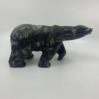 Putuguk Ashevak's "Polar Bear" Original Inuit Carving