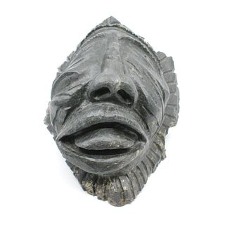 Andrew Palongyak's "Face" Original Inuit Carving