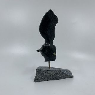 Joe Poodlat's "Bird in Flight" Original Inuit Carving