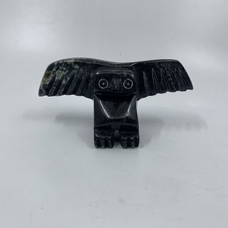 Allen Namonai's "Owl" Original Inuit Carving