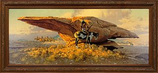 Frank McCarthy's "Scouting the Long Knives" Limited Edition Canvas