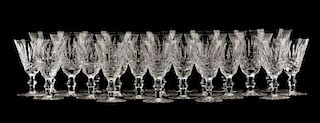 22 Waterford Cut Crystal "Tramore" Pattern Goblets