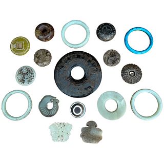 Chinese Antique Bi Disc and Rings Collection