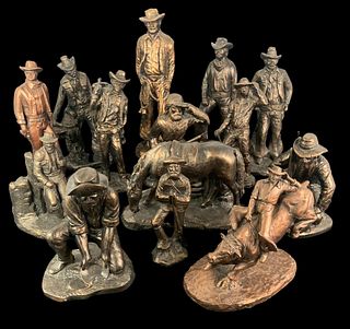 Collection of Bronze Statues
