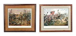 Collection of 2 Civil War Prints by Don Troiani