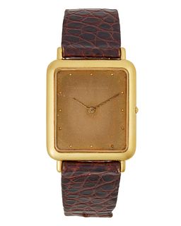 A Georg Jensen 18k gold wristwatch