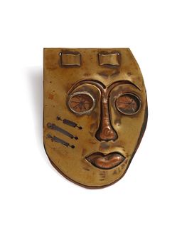 In the manner of Pablo Picasso (1881-1973), Portrait brooch
