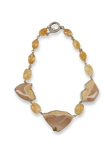 A Stephen Dweck gemstone necklace